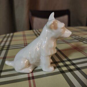 Belleek Dog Highland Irish Scottish Terrier Figurine